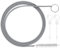 Reinigungsbürste Kolben Set, 1 Stück 150cm Kühlschrank Reinigungsbürste, 2 Stück Kolben, Lange Flexible Nylon Reinigungsbürste Rohrreinigungsspirale für für Rohre mit schmalem Abflussloch