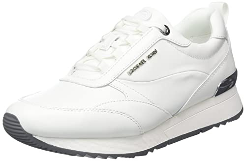 MICHAEL KORS Damen Allie Stride Trainer Sneaker, Optisch weiß, 36.5 EU