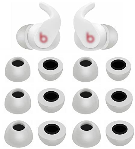 ALXCD Foam Ear Tips Compatible with Beats Fit Pro Earbuds, S/M/L 3 Sizes 6 Pairs Soft Memory Foam Earbuds Tips Replacement Ear Tips, Compatible with Beats Fit Pro, 6 Pairs Gray