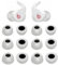 ALXCD Foam Ear Tips Compatible with Beats Fit Pro Earbuds, S/M/L 3 Sizes 6 Pairs Soft Memory Foam Earbuds Tips Replacement Ear Tips, Compatible with Beats Fit Pro, 6 Pairs Gray