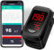 Oxymetre De Doigt Professionnel avec Bluetooth, HOLFENRY Saturometre Oxymetre Oxymètres de Pouls avec 2 piles AAA et Affichage LED pour La Surveillance de la SpO2 et de La Fréquence Cardiaque(Noir)