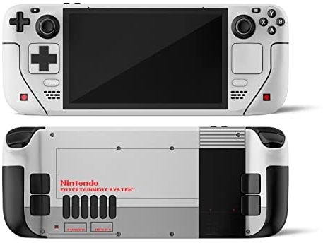 Generic Skin kompatibel mit Steam Deck Decal, Retro Gaming NES inspiriert, Custom Wrap für Steam Deck LCD und Steam Deck OLED Cover 3M Vinyl Aufkleber