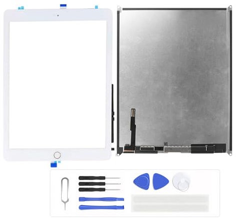 Generico Schermo LCD per iPad 6 9.7 6th 2018 A1893 A1954 Display LCD + Touch Screen (Bianco)