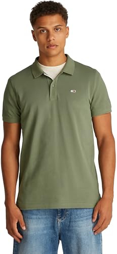 Tommy Jeans Polo de Manga Corta Hombre Slim Placket Slim Fit