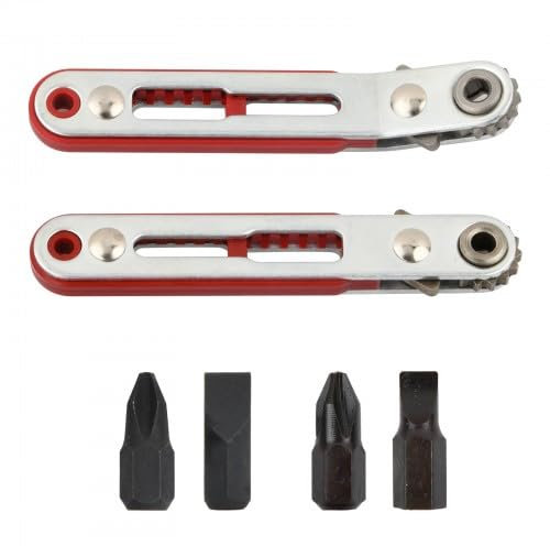 2 Stück Mini-Ratschen Schraubenschlüssel-Mini Ratschenschlüssel Magnetisch für Autos, Gadgets, Häuser - Ideal für jede Maschine und andere Geräte
