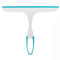 RAMGLYO 1 Pcs Squeegee Multi-Purpose Shower Glass Rubber Squeegees 22 x 27cm Window Glass Cleaner Scraper for Bathroom Mirror Glass Window Floor (Blue)