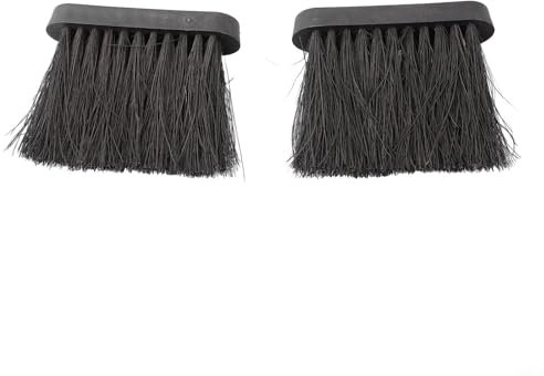 FUANA Kaminbürsten-Set, Kokospalme, Holzöfen, Herde, Feuerstellen, unverzichtbares Wartungswerkzeug, 0,95 cm Gewinde, passend für 8–10 mm große Löcher, 2-teilig