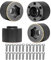 Agwuoetr 4 Stück Rc Autogewichte RC Crawler Gewichte Rad Sechskantnabe Erweitern Adapter für 1/10 RC Crawler 1,9 2,2 Felge Axial SCX10 TRX4 15mm
