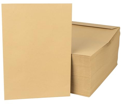250 Stück Versandtasche Versandkuvert B4 braun | 250 Stück Versandtaschen Versandkuverts B4, braun, Haftklebestreifen, für Versand und Büro