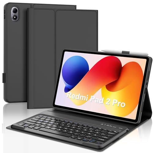 WAVATA Tastatur für XIAOMI REDMI Pad 2 Pro 12.1 2025/Redmi Pad Pro 2024