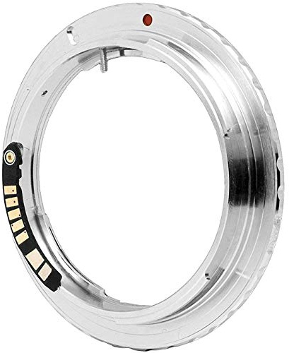 Bague adaptateur objectif Olympus OM – Canon EOS puce de confirmation Af compatible