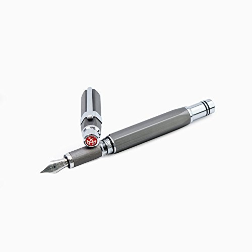 Twsbi Precision Gun Metal Fountain Pen (EF (ExtraFine))