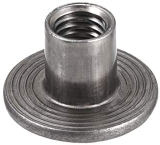 sourcing map 30pcs M6x17,5x1,4mm T Mutter Kohlenstoffstahl Befestigungsmaterial Montagebefestiger Durchgangsloch Flanscheinsatz Innengewinde