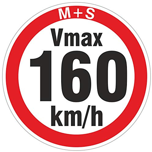 160 km/h 50 Stück Geschwindigkeitsaufkleber Aufkleber Reifen Winterreifen Vmax Winterräder