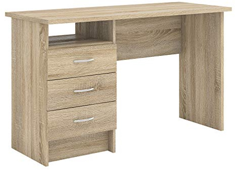 Furniture To Go Function Plus Desk 3 Drawers in Oak