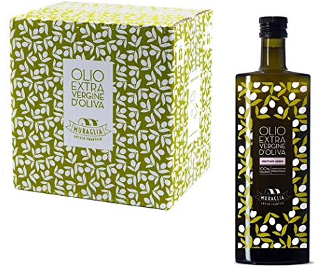 Olio Extra Vergine di Oliva Essenza Monocultivar Peranzana Fruttato Medio 500 ml x 6