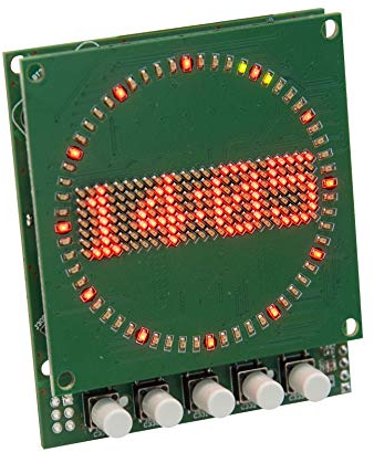 ELV Bausatz Mini-Kreis-LED-Uhr MKLU1