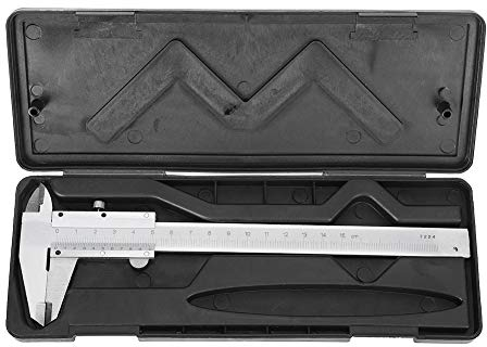 Calibrador Digital, Calibrador de Micrómetro Vernier Digital, 0-150mm Calibre Pie de Rey Acero al Carbono, 0.02 mm Precisión, para grosor, diámetro interior y exterior de los cilindros, etc