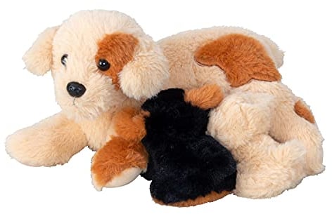 Hundefamilie - Hund mit 2 Welpen Kuscheltier