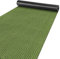 ANRO Teppich Läufer Flur Küchenteppich Schmutzfangmatte Sauberlaufmatte rutschfest Velours Grün 65x1000cm (10M) Modern