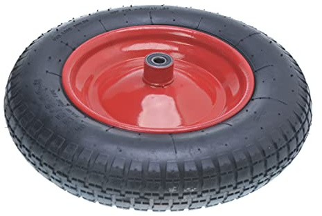 Schubkarrenrad 3,25-8 Metallfelge Luft-Reifen Schubkarre Ersatz-Rad Ø 365mm