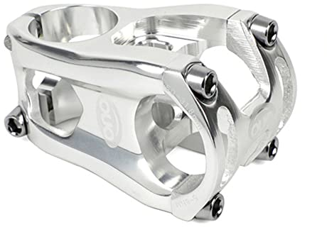 BBxunsless Mountainbike-CNC-Vorbau, ultraleicht, hohler Lenkervorbau, hochfeste Aluminiumlegierung, 31,8 x 50 mm, Vorbau für MTB/Rennrad (Silber)