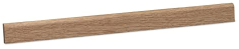 KGM Sockelleiste – Massivholz-Sockelleiste Eiche unbehandelt – Maße: 2400 x 5 x 22 mm – 1 Stück