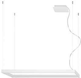 Sollux TH.162 Kronleuchter TUULA M weiss 4000K Aluminium 50W L: 100cm B: 30cm H: 150cm