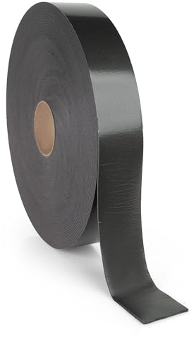 ALMO 5 Rollen PE-Nageldichtband sehr stark klebend (30m x 60mm) Dichtband selbstklebende Trennwandband für Unterspannbahnen, Anthrazit