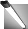 Modlicht LED Fluorescente 120cm, 36W 3960LM Neon Tubo, Garaje 5000K, IP65 Impermeable Luz de Techo para Oficina Taller Sótano Almacén Baño Cocina, Negro