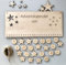 Adventskalender personalisiert Gravur mit Name Weihnachten Kinder Kalender (Stern Kalender + 24er Set Zahlen u. Schnur)
