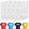 DIVINA VITAE 5 Blatt Bügelbilder Selbst Gestalten 830 Stück Stoff Wärmeübertragung Buchstaben und Zahlen Buchstaben Aufbügeln Waschbare Buchstaben Flicken für Sport T-Shirt Druck DIY (Weiß)
