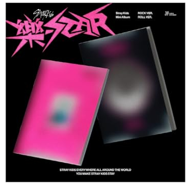 [EXCLUSIVE POB] Stray Kids - 樂-STAR ROCK STAR Album+Pre-Order Benefit (YES24 (2 ver. SET : 2 Photocards + 1 Magnet))