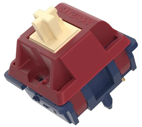 Gateron Quinn Schalter, taktil, 5-polig, 59 GF, RGB, vorgeschmiert, für Gaming-Tastatur, DIY (36 Stück)