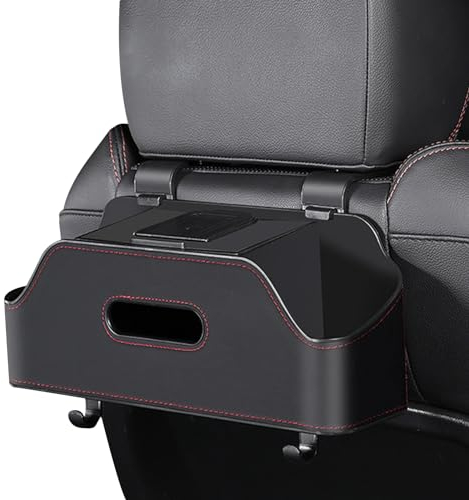 Organisateur De Siège Arrière D'appui-tête De Voiture Avec Porte-gobelet | Boîte De Rangement Pour Dossier De Siège D'auto | Boîte De Rangement Multifonctionnelle Pour Siège De Voiture Avec Crochets
