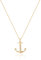 Jenosy Kette Gold Damen Anker Kette Gold Personalisierte Anker Kette Damen Zarte Halskette mit Anker Anhänger Damen Hypoallergene 18K Vergoldete Kette Damen Modeschmuck für Frauen und Mädchen