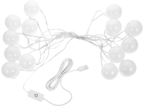 Luxshiny Verstellbare Led Spiegelbeleuchtung Für Schminktisch Kosmetikspiegel Lampe Mit Lampen Und Drei Farbmodi Einfache Installation Für Bad Und Schlafzimmer