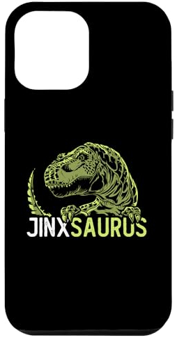 Hülle für iPhone 15 Plus Jinx Saurus Personalisierter Name Dinosaurier T-Rex