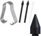 3 Pezzi Originale Felt Morbido Punte di Ricambio per Pennino Samsung S Pen Galaxy Tab S6 Lite/S10 FE/S10 FE+ Plus/S10 Ultra/S10+ Plus/S9 FE+ Plus/S9+ Plus/S9 FE/S9/S9 Ultra/S8/S7, Nero+Bianco