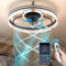 FIMEI 19.33'' Ventilateur de Plafond avec Lumières et Oscillation à 360°, Ventilateur Réversible à 6 Vitesses & Lumière à Dimming Continu, Contrôle à Distance & APP, Éclairage Moderne pour Salon