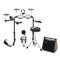 VISIONDRUM+ Electronic Drum Kit with Hi-Hat & Kick Pedals 50W Amp Mesh Pads Electric Drum Set