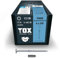 TOX Vis TIMBR TK 6,0 x 240mm, zinguées bleues avec tête plate, TX30, vis pour un vissage facile et une capacité de charge élevée dans la construction en bois, 100pcs, compris 1x embout, 1120804160240