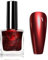 Metallic Nail Polish - Chrome Mirror Wine Red - Quick Drying 3D Metal Painting - No UV Needed