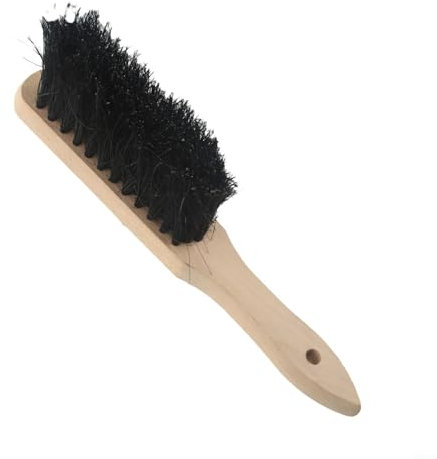 28cm Wooden Handle Fireside Brush - Multi-Purpose Cleaning Tool for Fireplaces, Hearths, Ideal Fireside Companion for Home Maintenance and Cleaning Accessories