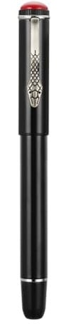 Jinhao 025 Füllfederhalter, gebogene Feder, Retro-Schlangen-Clip-Design, mit Tintenkonverter, glattes Schreiben, 025