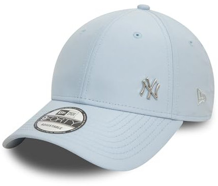 New Era New York Yankees MLB 9Forty Cap NY Logo Kappe schlicht Sommer verstellbar hellblau - One-Size