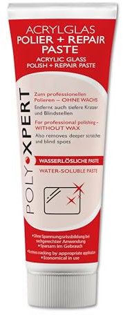 PolyXpert Polier + Repair Paste 75ml Tube für Acrylglas und Kunststoffe von Burnus Care (1)