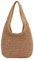 Strandtasche Strohtasche Tote Bag Für Damen, Sommer Stroh Handtasche Umhängetasche Korbtasche Groß Schultertasche Tragetasche, Boho Gehäkelte Shopper Tasche Für Reisen Einkaufen Urlaub(Stil I)