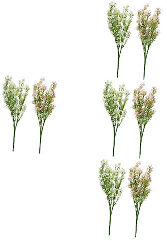 OUNONA 4 Set Bouquet Da Sposa Artificiale Fiori Faux Eleganti Per Decorazioni Nuziali E Feste Atmosfera Addobbi Matrimonio 2 Pezzi*4