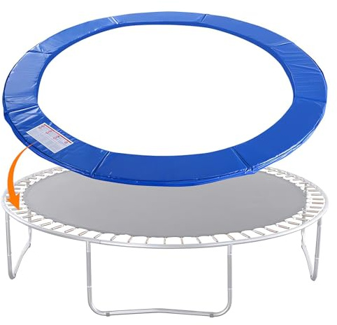 Trampolin-Ersatzabdeckung Ø 183/244/275/305/366/427/488 cm – kinetische Trampolin-Teile 15 mm EPE-Schaum-Zubehör für Gartentrampoline 183 cm